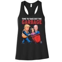 Funny Trump Time To Take Out The Garbage Women's Racerback Tank