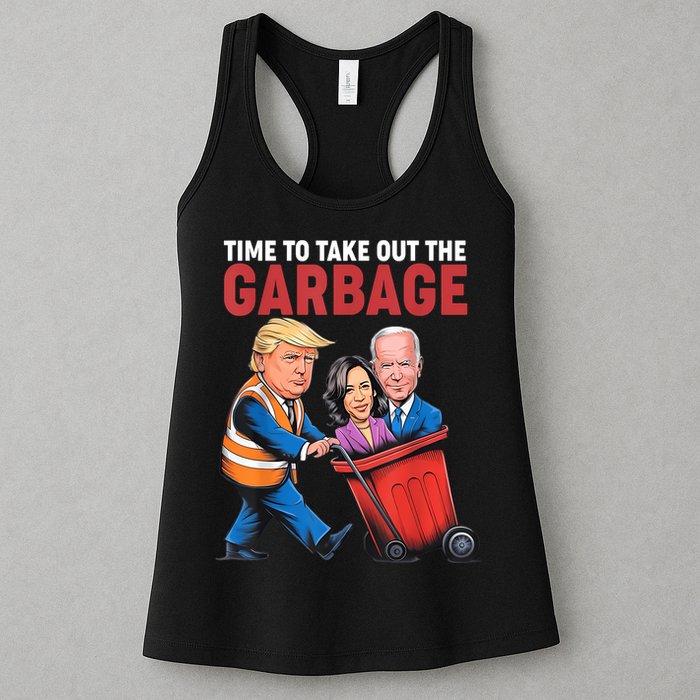 Funny Trump Time To Take Out The Garbage Womens Tank Top