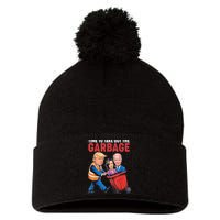 Funny Trump Time To Take Out The Garbage Pom Pom 12in Knit Beanie