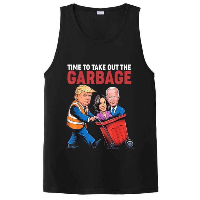 Funny Trump Time To Take Out The Garbage PosiCharge Competitor Tank