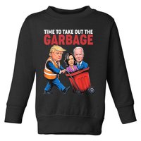 Funny Trump Time To Take Out The Garbage Toddler Sweatshirt
