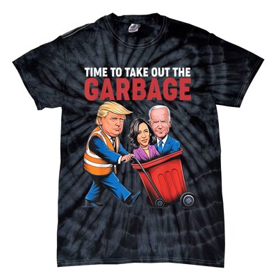 Funny Trump Time To Take Out The Garbage Tie-Dye T-Shirt