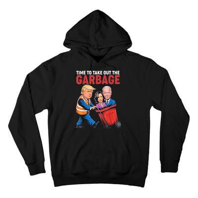 Funny Trump Time To Take Out The Garbage Tall Hoodie