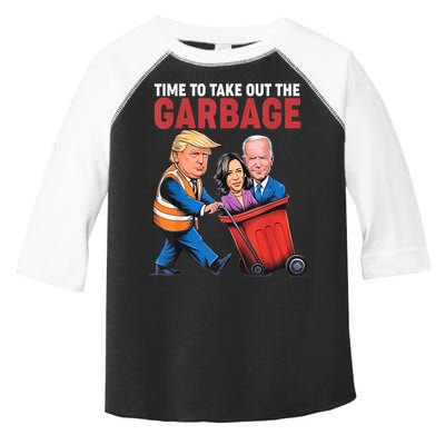 Funny Trump Time To Take Out The Garbage Toddler Fine Jersey T-Shirt