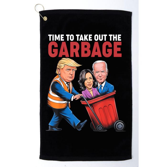 Funny Trump Time To Take Out The Garbage Golf Towel
