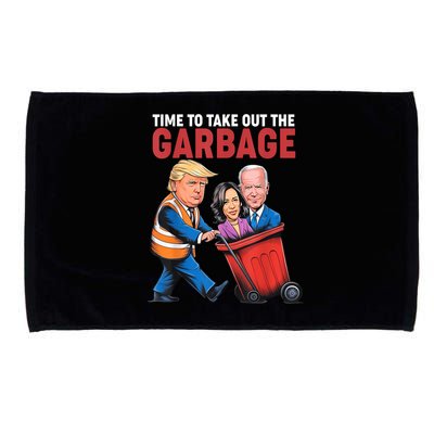 Funny Trump Time To Take Out The Garbage Microfiber Hand Towel
