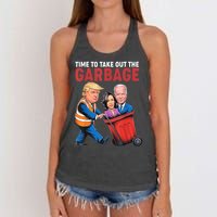 Funny Trump Time To Take Out The Garbage Women's Knotted Racerback Tank