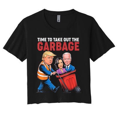 Funny Trump Time To Take Out The Garbage Crop Top
