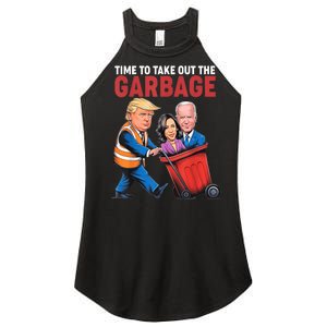 Funny Trump Time To Take Out The Garbage Women's Perfect Tri Rocker Tank