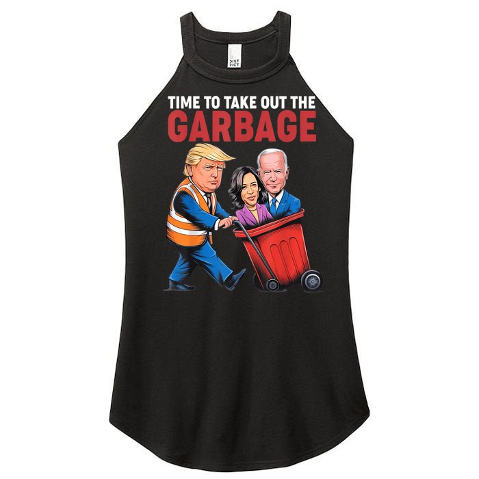 Funny Trump Time To Take Out The Garbage Women's Perfect Tri Rocker Tank