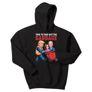 Funny Trump Time To Take Out The Garbage Kids Hoodie