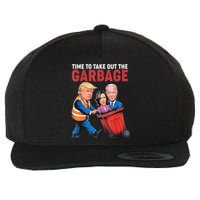 Funny Trump Time To Take Out The Garbage Wool Snapback Cap