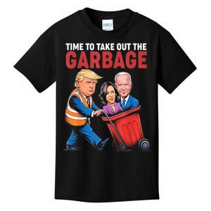 Funny Trump Time To Take Out The Garbage Kids T-Shirt