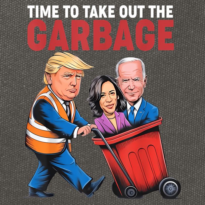 Funny Trump Time To Take Out The Garbage Cotton Canvas Backpack