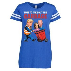 Funny Trump Time To Take Out The Garbage Enza Ladies Jersey Football T-Shirt