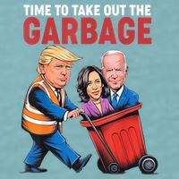 Funny Trump Time To Take Out The Garbage Sueded Cloud Jersey T-Shirt