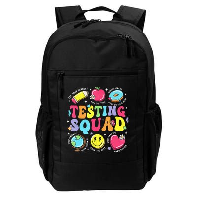Funny Teacher Test Day Motivational Teacher Testing Squad Daily Commute Backpack