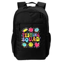 Funny Teacher Test Day Motivational Teacher Testing Squad Backpack