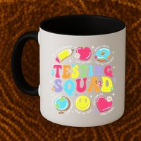 Funny Teacher Test Day Motivational Teacher Testing Squad Mug
