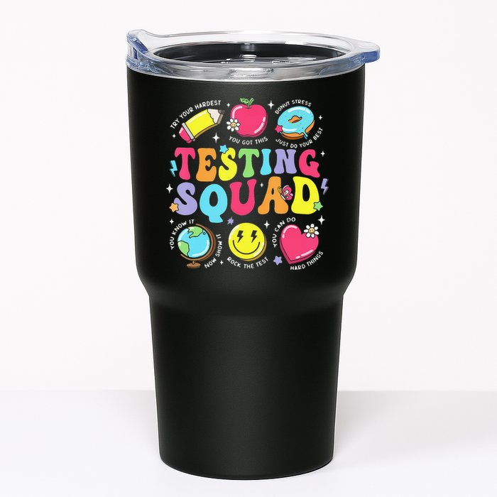 Funny Teacher Test Day Motivational Teacher Testing Squad Tumbler