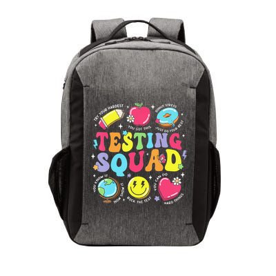 Funny Teacher Test Day Motivational Teacher Testing Squad Vector Backpack