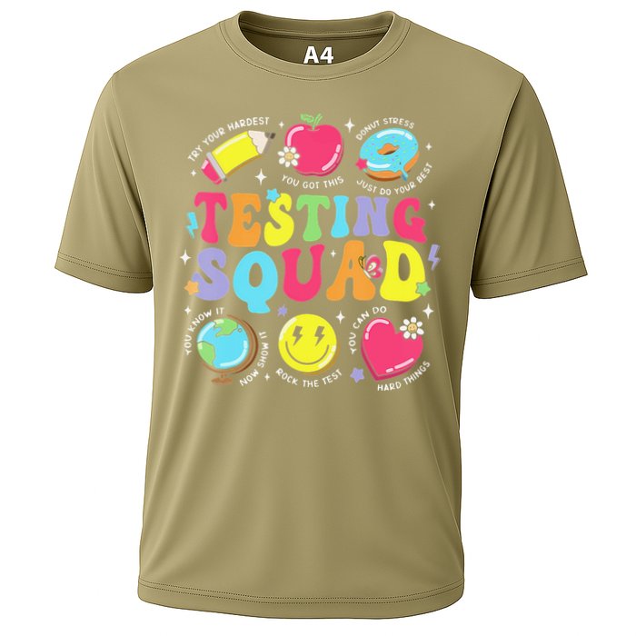 Funny Teacher Test Day Motivational Teacher Testing Squad Performance Shirt