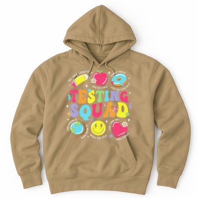 Funny Teacher Test Day Motivational Teacher Testing Squad Hoodie