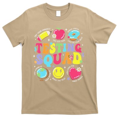 Funny Teacher Test Day Motivational Teacher Testing Squad T-Shirt