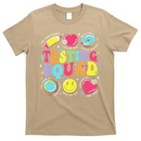 Funny Teacher Test Day Motivational Teacher Testing Squad T-Shirt