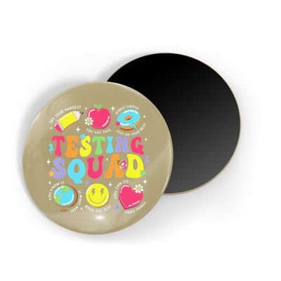 Funny Teacher Test Day Motivational Teacher Testing Squad Magnet
