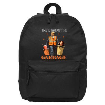 Funny Time To Take Out Garbage 16 in Basic Backpack