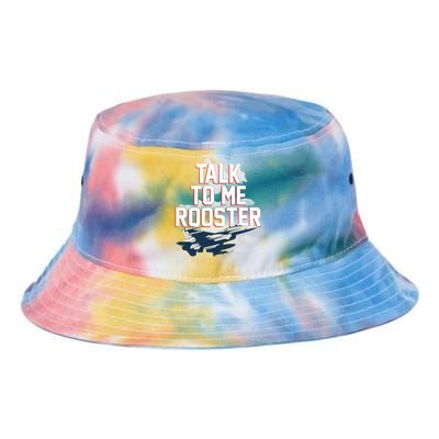 Funny Talk To Me Rooster Tie Dye Newport Bucket Hat