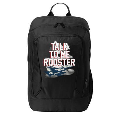 Funny Talk To Me Rooster City Backpack