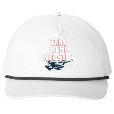 Funny Talk To Me Rooster Snapback Five-Panel Rope Hat