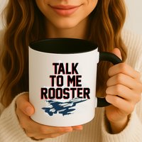 Funny Talk To Me Rooster Mug