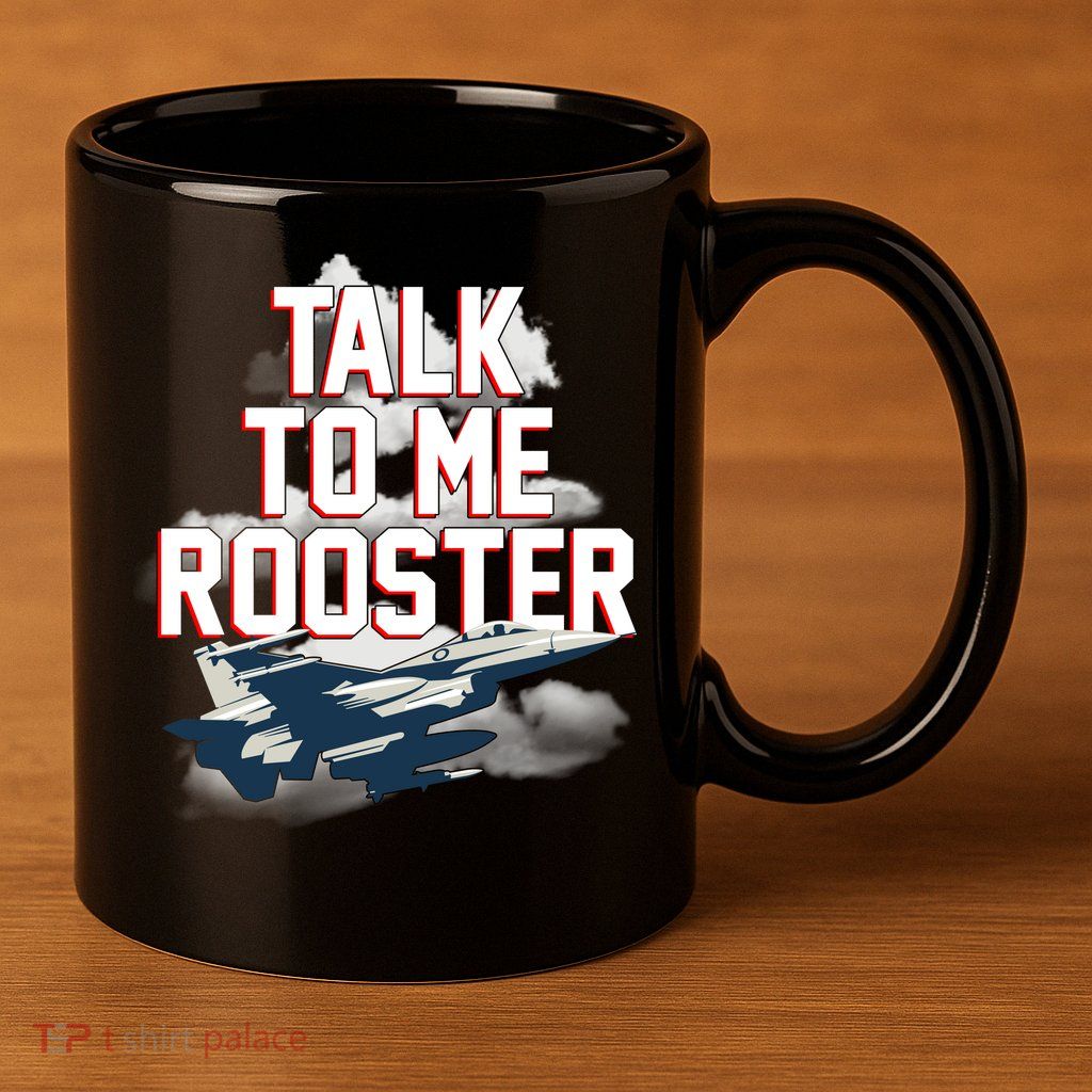 Funny Talk To Me Rooster 11oz C Handle Ceramic Mug