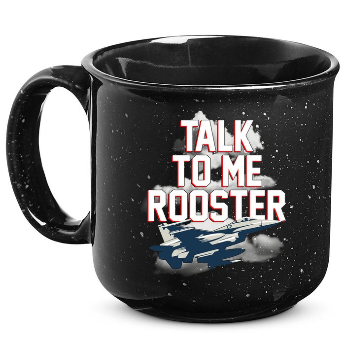 Funny Talk To Me Rooster 15oz Campfire Ceramic Mug