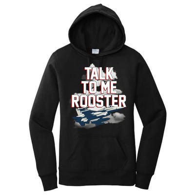 Funny Talk To Me Rooster Women's Pullover Hoodie
