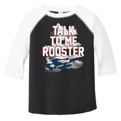 Funny Talk To Me Rooster Toddler Fine Jersey T-Shirt