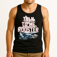 Funny Talk To Me Rooster Tank Top