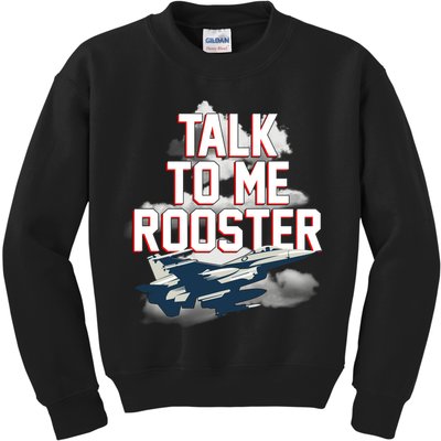 Funny Talk To Me Rooster Kids Sweatshirt