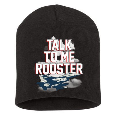 Funny Talk To Me Rooster Short Acrylic Beanie
