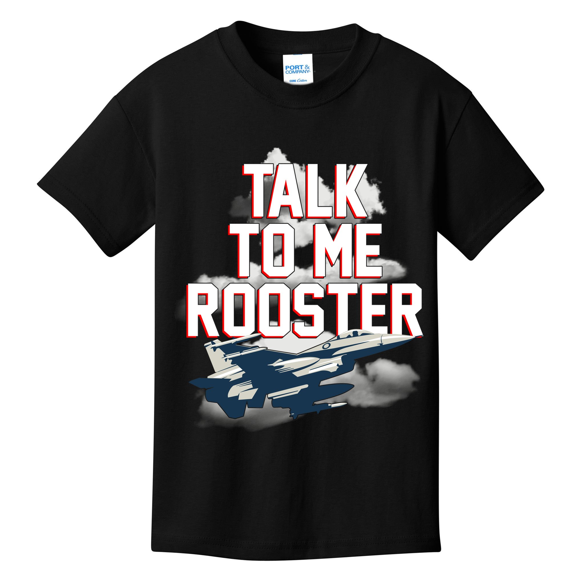 Funny Talk To Me Rooster Kids T-Shirt