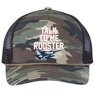 Funny Talk To Me Rooster Retro Rope Trucker Hat Cap