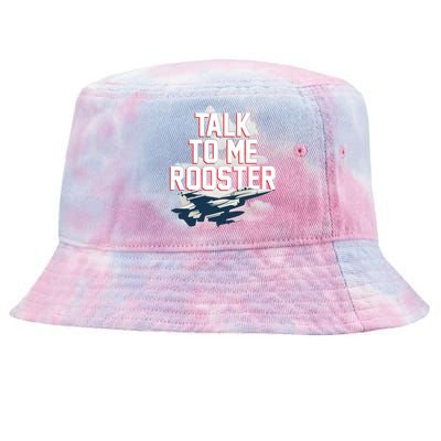 Funny Talk To Me Rooster Tie-Dyed Bucket Hat