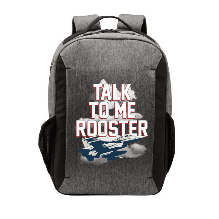 Funny Talk To Me Rooster Vector Backpack