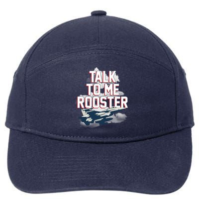 Funny Talk To Me Rooster 7-Panel Snapback Hat