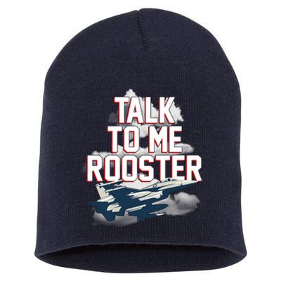 Funny Talk To Me Rooster Short Acrylic Beanie