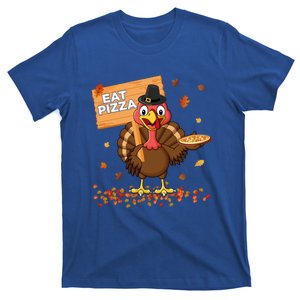 Funny Thanksgiving Turkey Eat Pizza Cute Gift T-Shirt