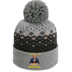 Funny Trump Thanksgiving IM Just Here For The Deviled Eggs The Baniff Cuffed Pom Beanie